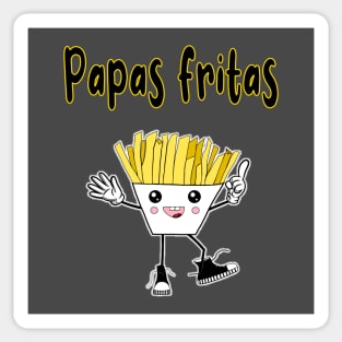 Papas Fritas - Comic Sticker